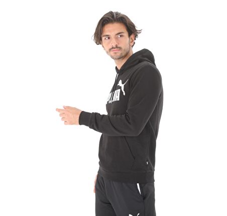 Puma Ess Big Logo Hoodie Tr Erkek Siyah Sweatshirt
