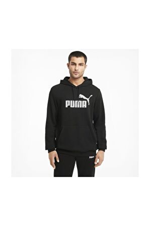 Puma Ess Big Logo Hoodie Tr Erkek Siyah Sweatshirt