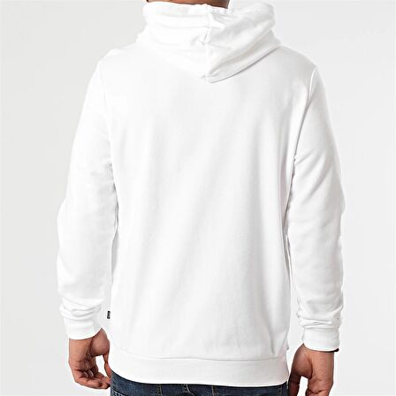 Puma Ess Big Logo Hoodie - Erkek Beyaz Kapüşonlu Sweatshirt - 586688 02