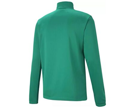 Puma Teamrise 1/4 Zip Top Erkek Futbol Antrenman Uzun Kollu Tişört 65739405 Yeşil