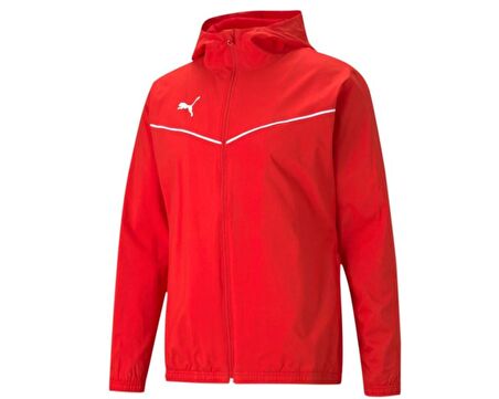 Puma Teamrise All Weather Jacket Erkek Futbol Antrenman Ceketi 65739601 Kırmızı
