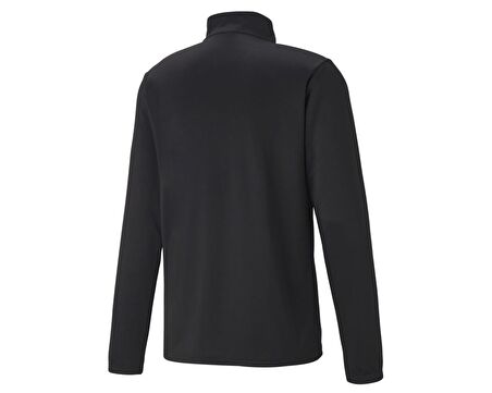 Puma Teamrise 1 4 Zip Top Erkek Futbol Antrenman Uzun Kollu Tişört 65739403 Siyah