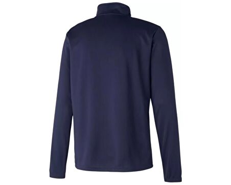 Puma Teamrise 1/4 Zip Top Erkek Futbol Antrenman Uzun Kollu Tişört 65739406 Lacivert