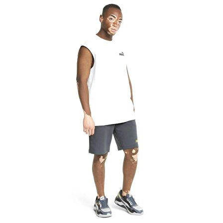 Puma Essential Erkek Beyaz Günlük Stil T-Shirt 58673802