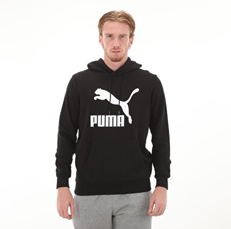 530084-01 Puma Classics Logo Hoodie Tr Erkek