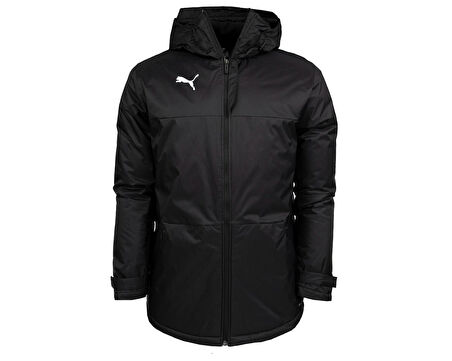 Puma Teamfinal Parka Jacket Erkek Futbol Antrenman Su Geçirmez Ceket 65649603 Siyah