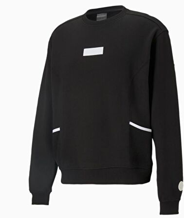 PUMA COURT SİDE CREW SİYAH UNISEX SWEATSHİRT 53032703 