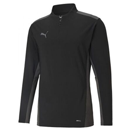 Puma Team Cup 1/4 Fermuarlı Asphalt İnce Sweatshirt  656728-13