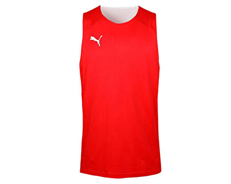 Puma Turkey Practice Jersey Türkiye Futbol Çift Taraflı Basketbol Tişörtü 60547103 Kırmızı