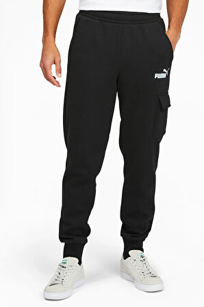 845802-01 Puma Ess Cargo Pants Erkek Eşofman Alt BLACK