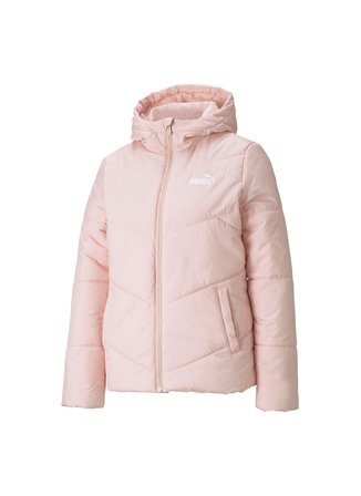 Puma Pembe Kadın Kapüşonlu   Mont 58764836 ESS Padded Jacket