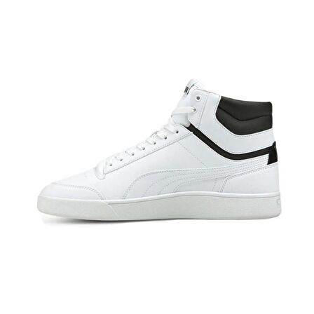 Puma 380748 Shuffle Mıd Spor Ayakkabı Beyaz-Siyah
