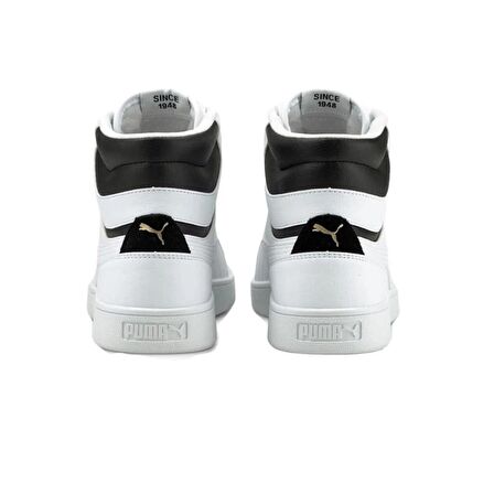 Puma 380748 Shuffle Mıd Spor Ayakkabı Beyaz-Siyah
