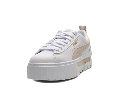 381983-02 Puma Mayze Lth Wn S Kadın Spor Ayakkabı Beyaz