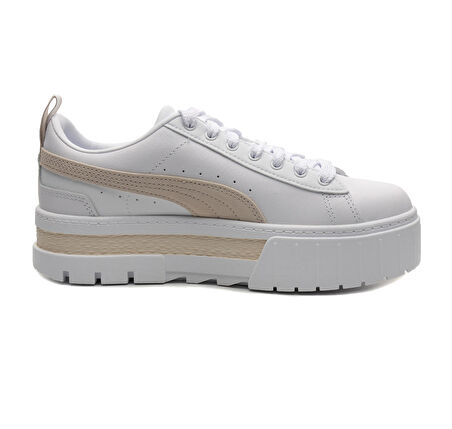 381983-02 Puma Mayze Lth Wn S Kadın Spor Ayakkabı Beyaz