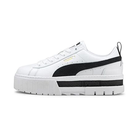 Puma Mayze Lth Wn s Platformlu Sneaker Kadın Günlük Spor Ayakkabı Beyaz 38198301