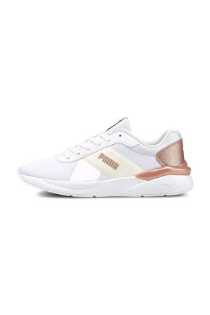 Puma Rose Metallic Pop Kadın Günlük Spor Ayakkabı 381080 03 BEYAZ