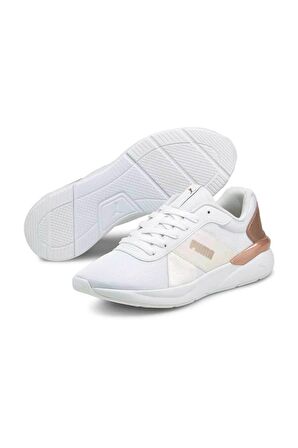 Puma Rose Metallic Pop Kadın Günlük Spor Ayakkabı 381080 03 BEYAZ