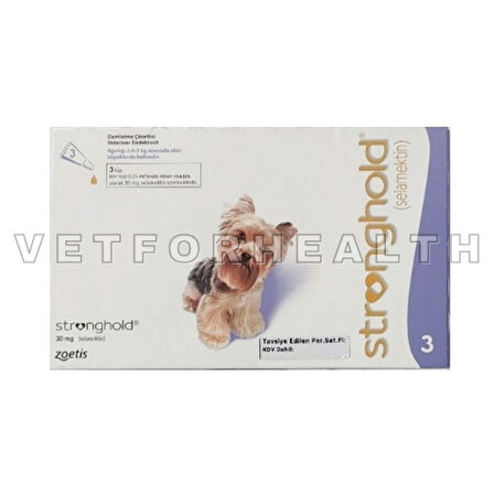 Stronghold 2.6-5 Kg Köpekler İçin Damla 3 Pipet SKT:02.25