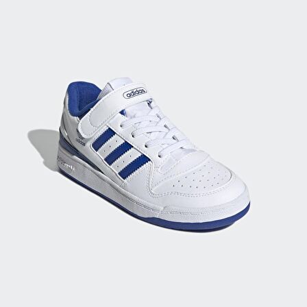 adidas Beyaz - Mavi Erkek Çocuk Yürüyüş Ayakkabısı FY7978 FORUM LOW C