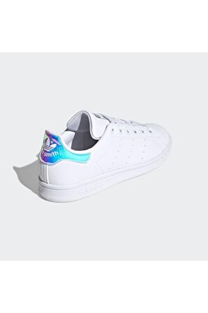 adidas Beyaz - Gümüş Kız Çocuk Yürüyüş Ayakkabısı FX7521 STAN SMITH J