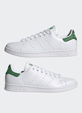 adidas Beyaz - Yeşil Erkek Lifestyle Ayakkabı FX5502 STAN SMITH