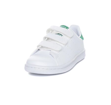 adidas Beyaz - Yeşil Erkek Çocuk Yürüyüş Ayakkabısı FX7534 STAN SMITH CF C