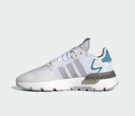 Adidas Nite Jogger Kadın Beyaz Spor Ayakkabı FX6904 M-118