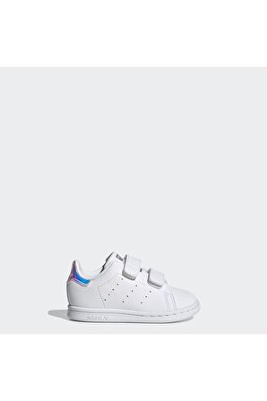 adidas Beyaz - Gümüş Bebek Yürüyüş Ayakkabısı FX7537 STAN SMITH