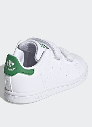 adidas Beyaz - Yeşil Bebek Yürüyüş Ayakkabısı FX7532 STAN SMITH