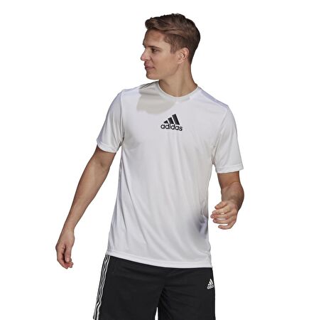 GM2135-E adidas M 3S Back Tee Erkek T-Shirt Beyaz