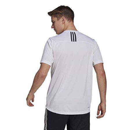 GM2135-E adidas M 3S Back Tee Erkek T-Shirt Beyaz