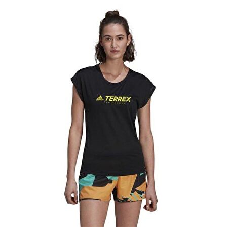 Adidas GP4513 W Trail Logo T Kadın Spor Tişört