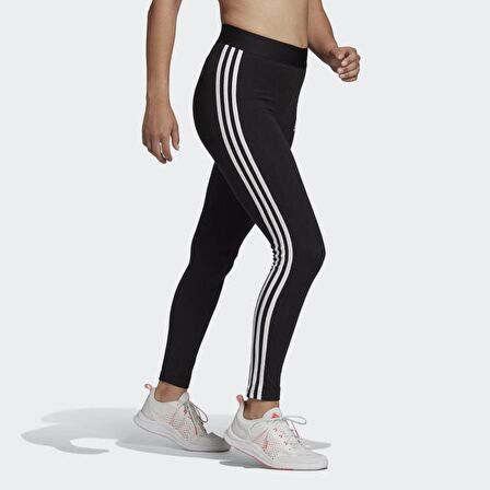 adidas Siyah - Beyaz Kadın Tayt GL0723 W 3S LEG