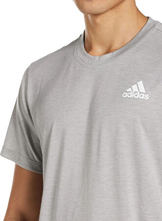 Adidas M PR HT T GR0507 TRAINING medium grey heather T-SHIRT