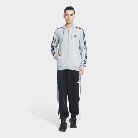 adidas GK9034 M 3S FT FZ HD Erkek Eşofman Üstü