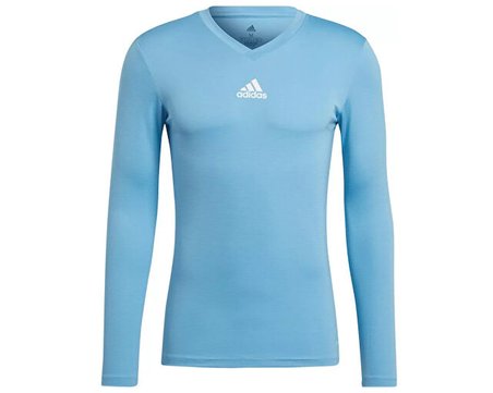 Adidas TEAM BASE TEE Erkek Futbol Antrenman Uzun Kollu Tişört GN7507 Mavi