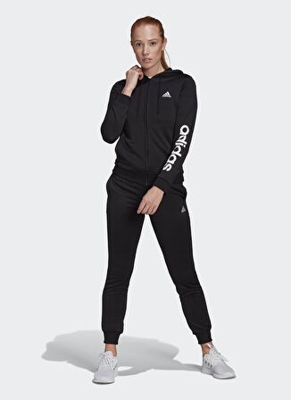 Adidas W Lın Ft Ts Kadın Siyah Eşofman Takımı - GM