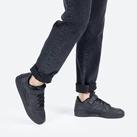 Adidas GV9766 Forum Low Rt Basıcs Siyah Erkek Spor AYAKKABI GV9766