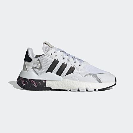 Adidas Nite Jogger Kadın Beyaz Spor Ayakkabı H01735