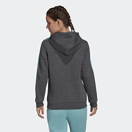 adidas H07837 W 3S FL FZ HD Kadın Kapüşonlu Sweatshirt