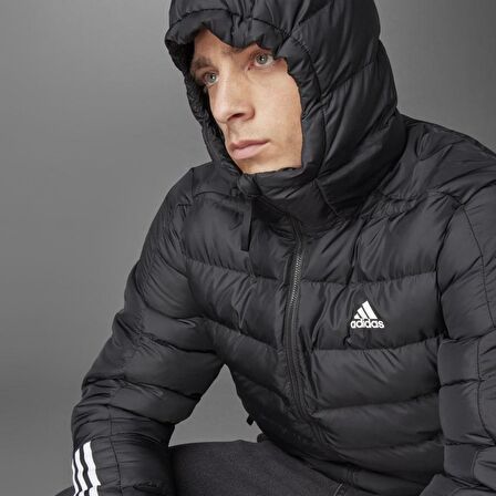 adidas ITAVİC 3-STRİPES MİDWEİGHT KAPÜŞONLU MONT GT1674