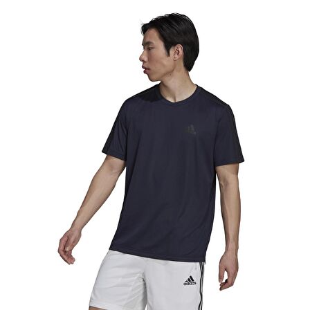 H30246-E adidas M 3S T Erkek T-Shirt Siyah