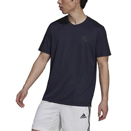 H30246-E adidas M 3S T Erkek T-Shirt Siyah