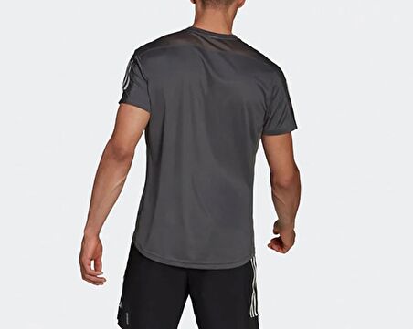 adidas Own The Run Tee Erkek Koşu Tişörtü H34487 Gri