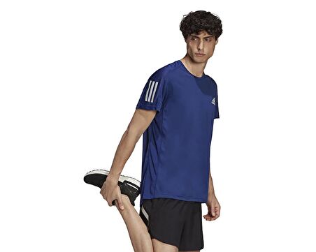 adidas Own The Run Tee Erkek Koşu Tişörtü H34494 Lacivert