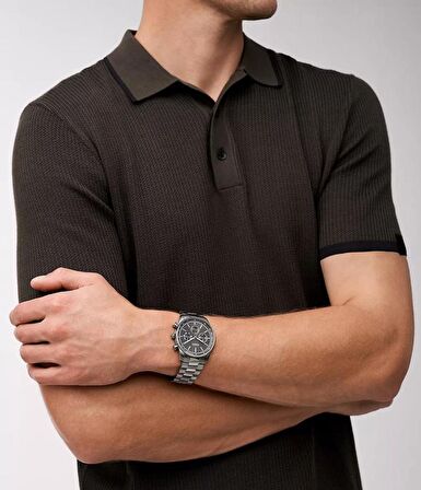 FOSSIL FBQ2854 FÜME İYON KAPLAMA ERKEK KOL SAATİ