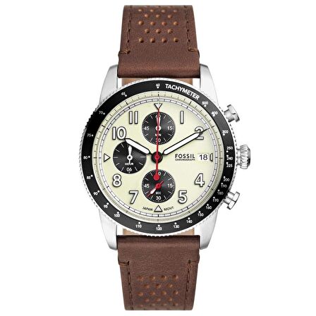 FOSSIL FFS6042 KAHVERENGİ DERİ KORDON ERKEK KOL SAATİ