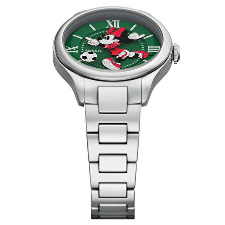 Fossil FLE1201 Disney x Fossil Limited-Edition Minnie Mouse Soccer Kadın Kol Saati
