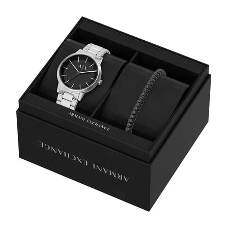 Armani Exchange AX7182SET Erkek Kol Saati ve Bileklik Seti